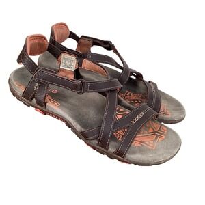 Merrell Strappy Sandals Women's Brown Leather Comfort - US 9